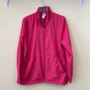 Adidas Pink Windbreaker Jacket